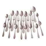 Set of silver-plated cutlery