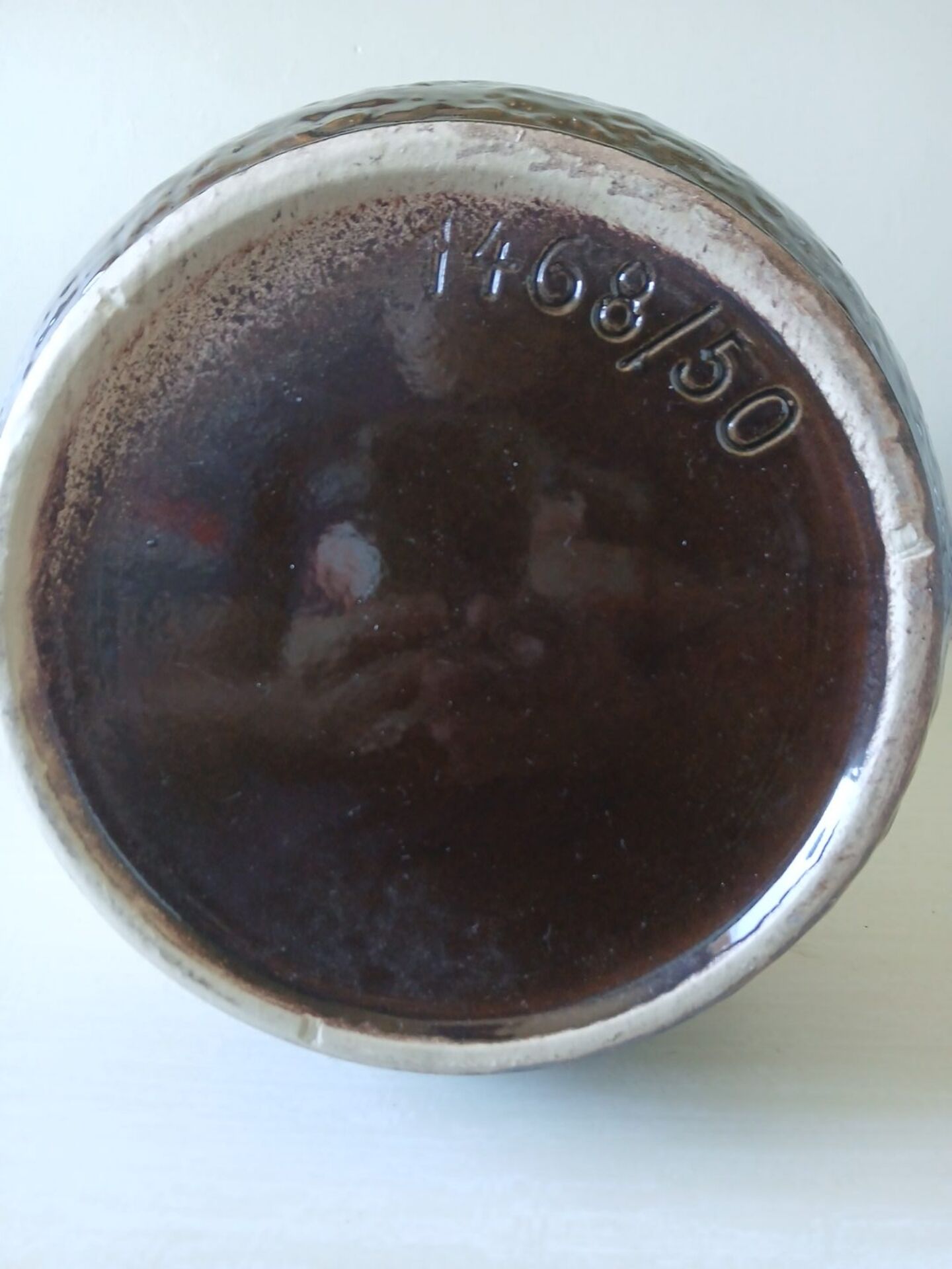 Large floor vase Uebelacker Ü-Keramik 1468/50 – West Germany – years