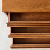 3-drawer chest of drawers in solid elm wood, Regain house