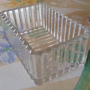 Square crystal candy bowl or empty pockets