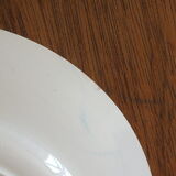 7 dessert plates 50s zebra yellow décor