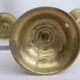 Gilded brass candlestick