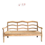 Radassier Armchair Bench Provencal Raw Wood Sofa