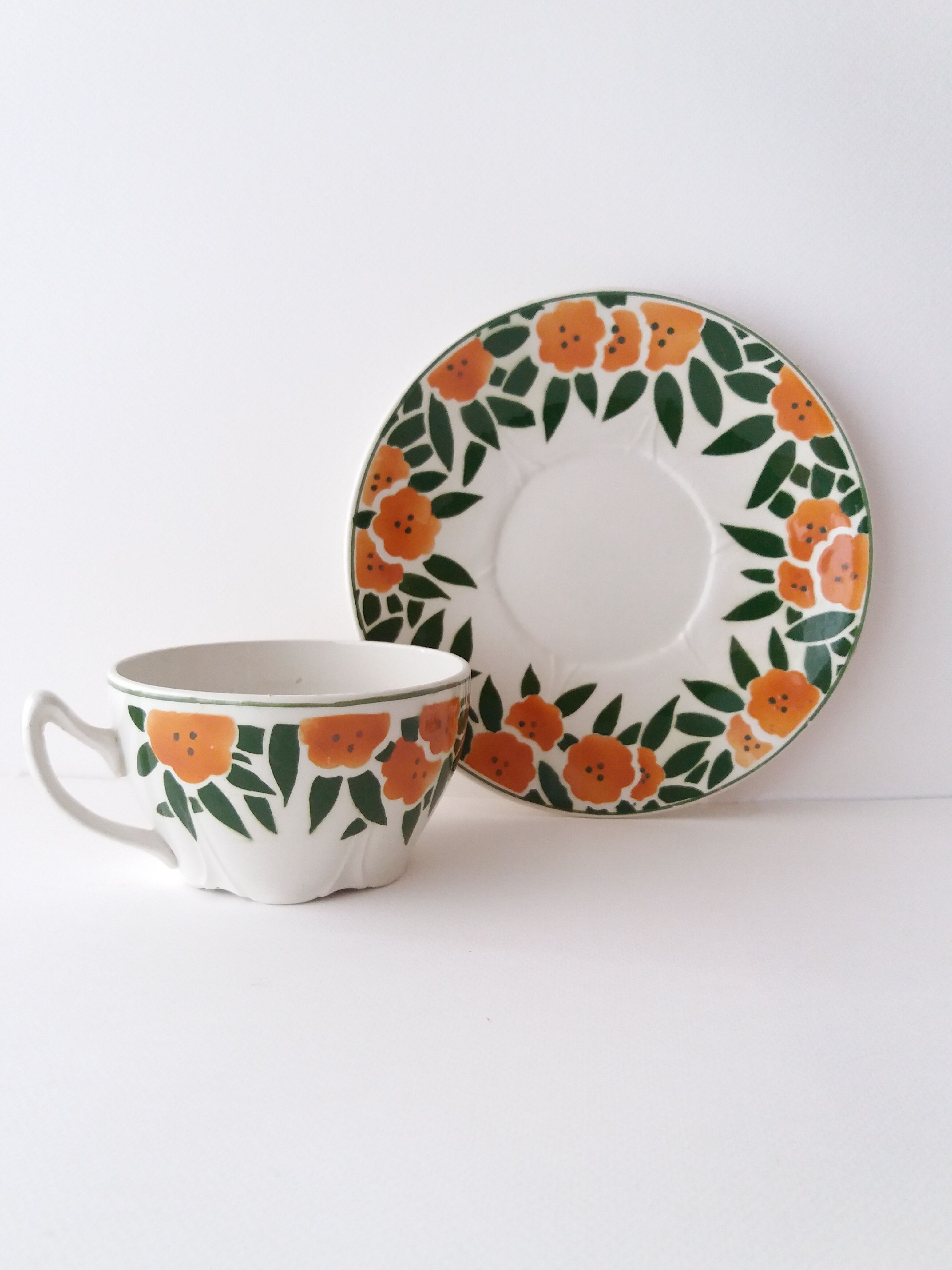 Breakfast cup and saucer