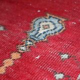 Old turkish konya handmade carpet 69cm x 108cm 1920s, 1c500