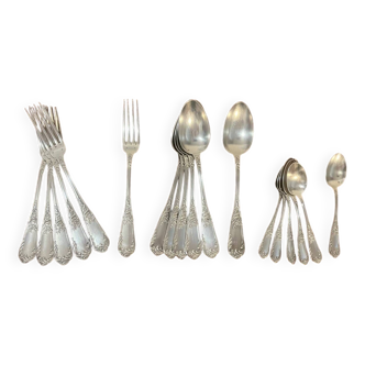 White metal cutlery Ravinet and company goldsmiths