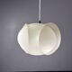 Midcentury space age cocoon hanging pendant ceiling lamp, 1960s