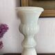 Pair of opaline candlesticks