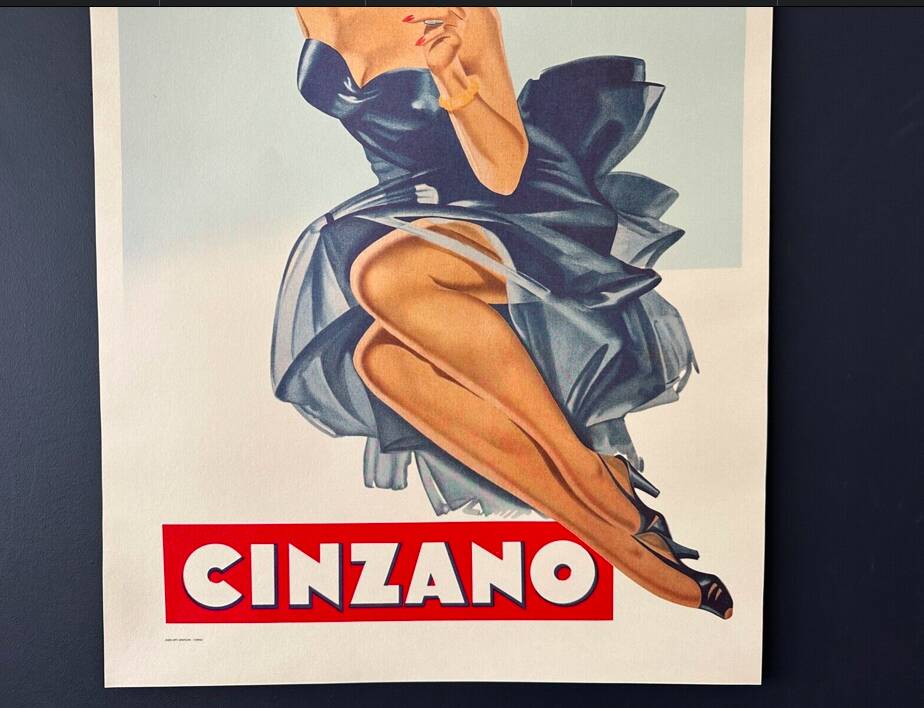 CINZANO Advertising Poster