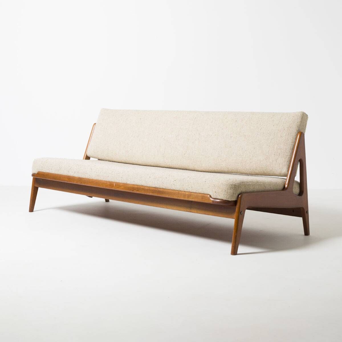 Mid-century Teak Sofa / Daybed by Arne Wahl Iversen for Komfort, Denmark, 1