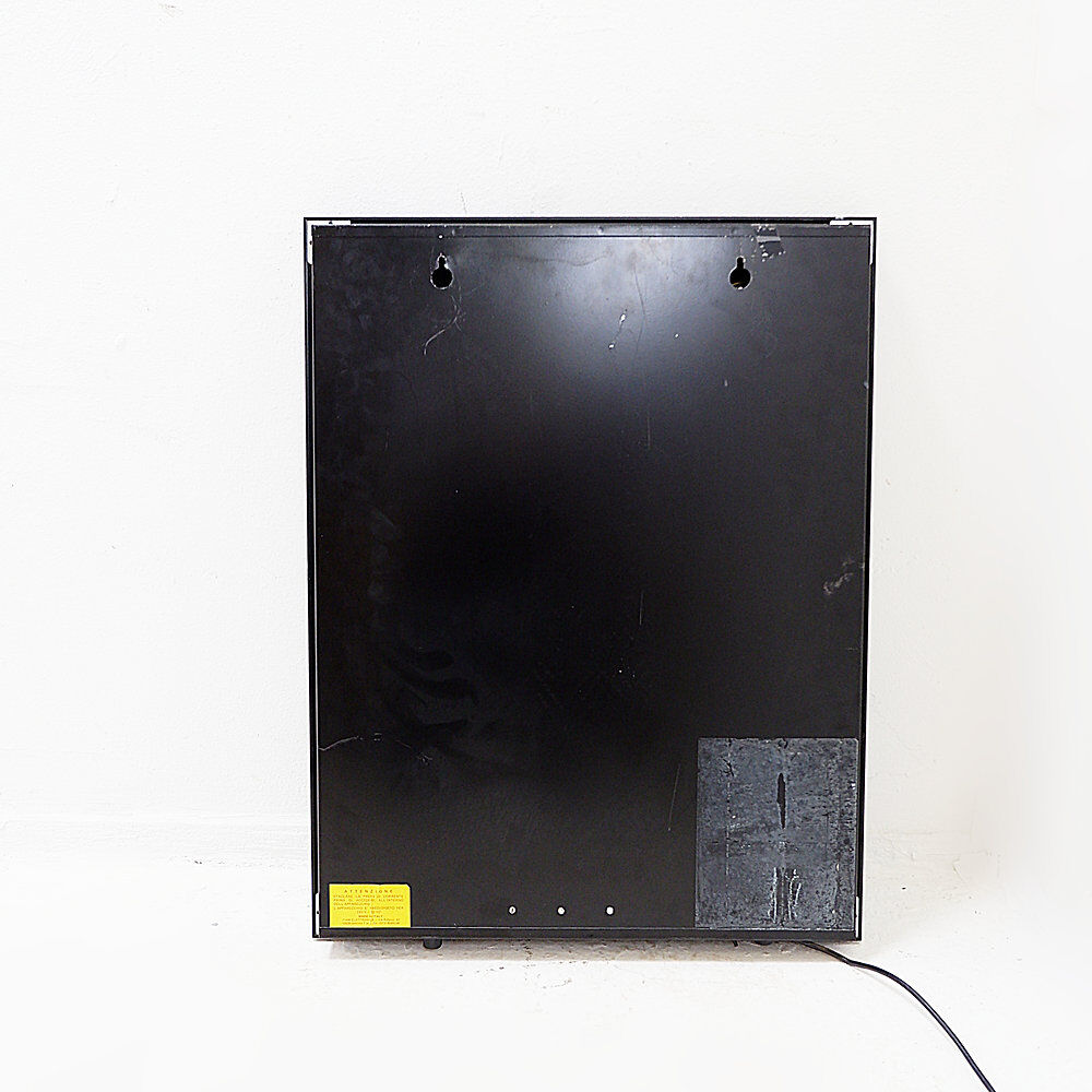 Infinite mirror with black metal frame - Italy