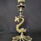 Pair of Koi Fish Candle Holder Solid Brass