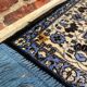 Tapis bleu