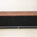 Row with refrigerator and on marble to Florence Knoll 1961