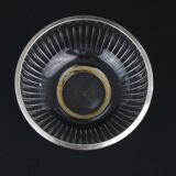 Crystal cup surrounded by two silver friezes