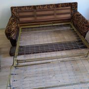 Set vintage sofa bed and 2 armchairs
