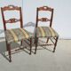 Series of 6 chairs, cherry, 19th