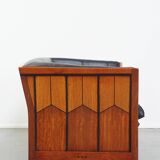 Art Deco 2.5-Seater Leather Sofa