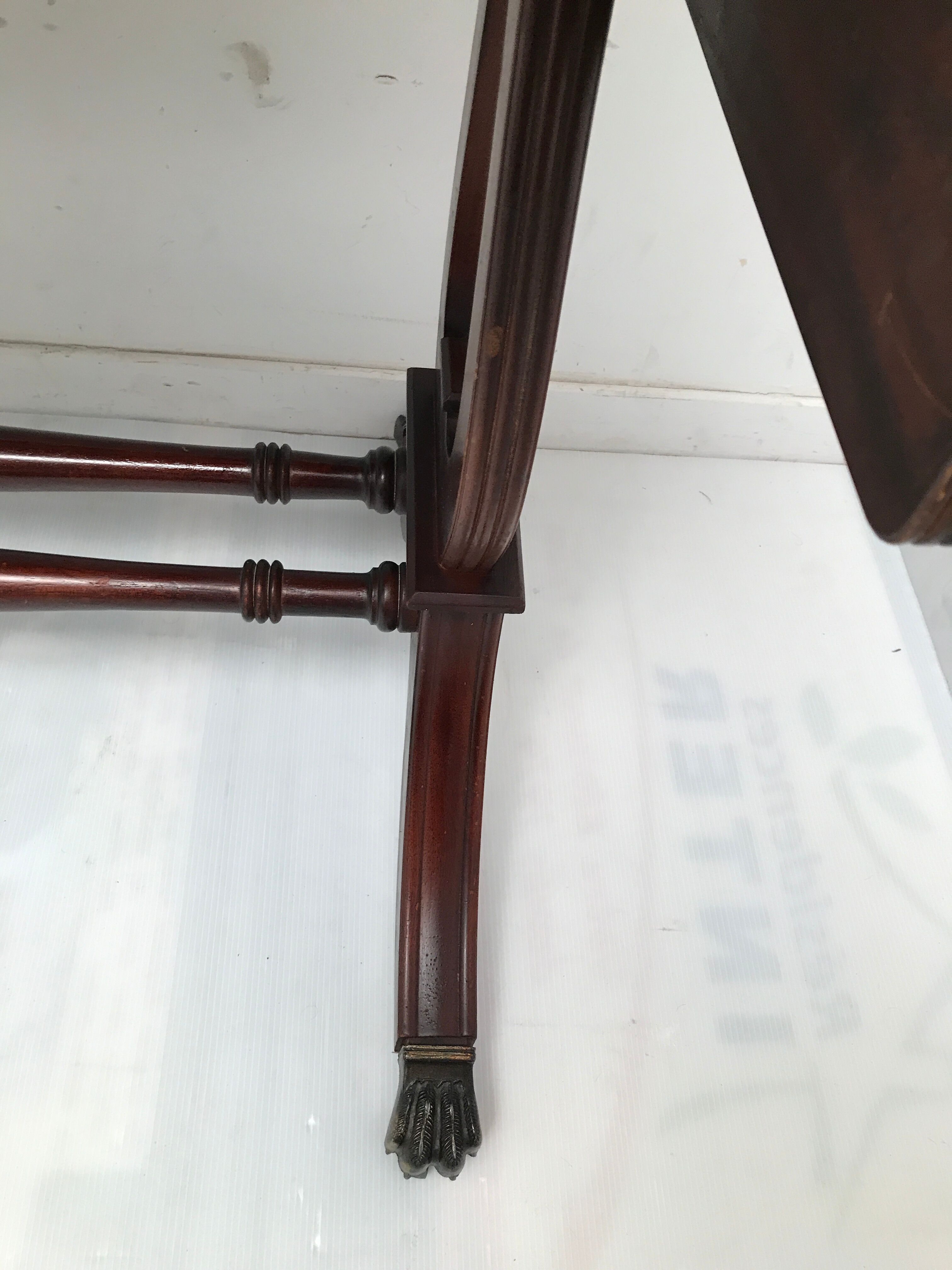 Wooden lyre english style desk