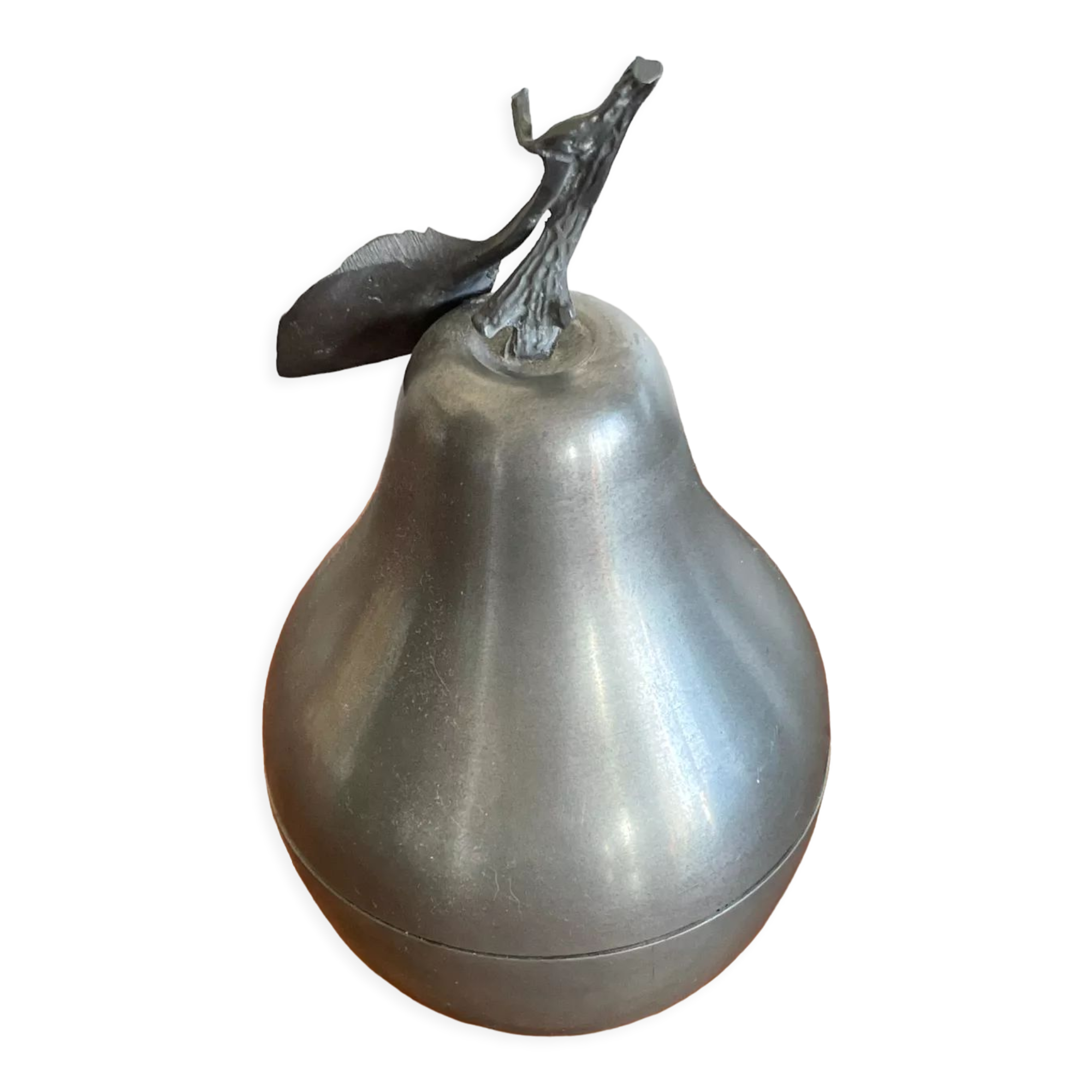 Boîte Poire en étain