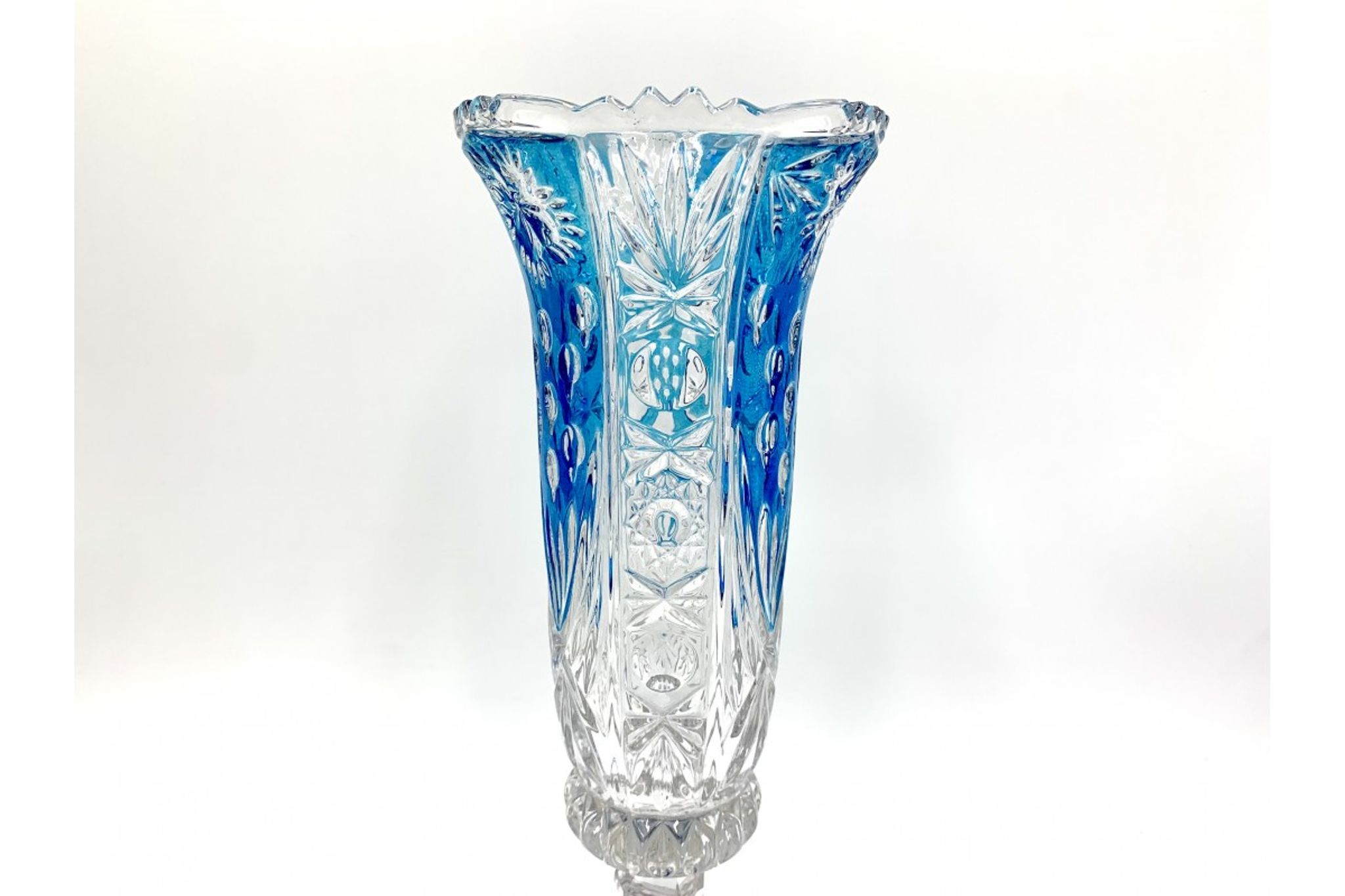 A glass vase, Huta Anna, Germany, 1970s