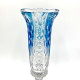 Vase en verre Huta Anna Allemagne années 1970