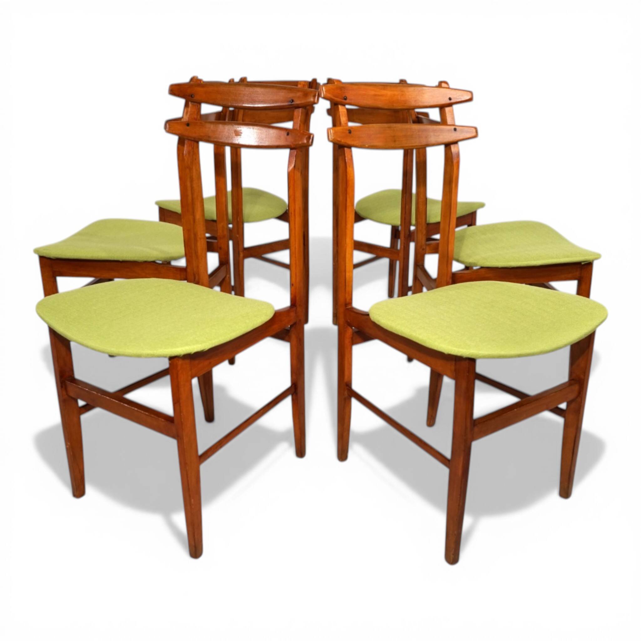 Set of 6 dining chairs by Amma Torino, 1960