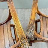Set of Three Renaissance Style Armchairs, 19th Century
