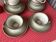 Salins France enamelled cups imitating stoneware