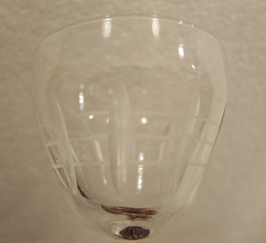 10 Old Art Deco Stemware – Cut Pattern