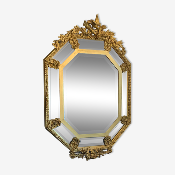 Mirror with parecloses nineteenth century
