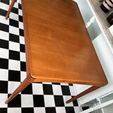 Mid Century Danish Teak Extendable Dining Table by H.W. Klein For Bramin