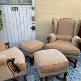 Pair of Bergère armchairs