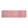 1970s Vintage Turkish Oushak Handmade Wool Cotton Pink Runner Rug 90x312