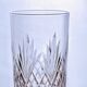 6 large mouth-blown Montbronn crystal glasses from the "Blois" collection