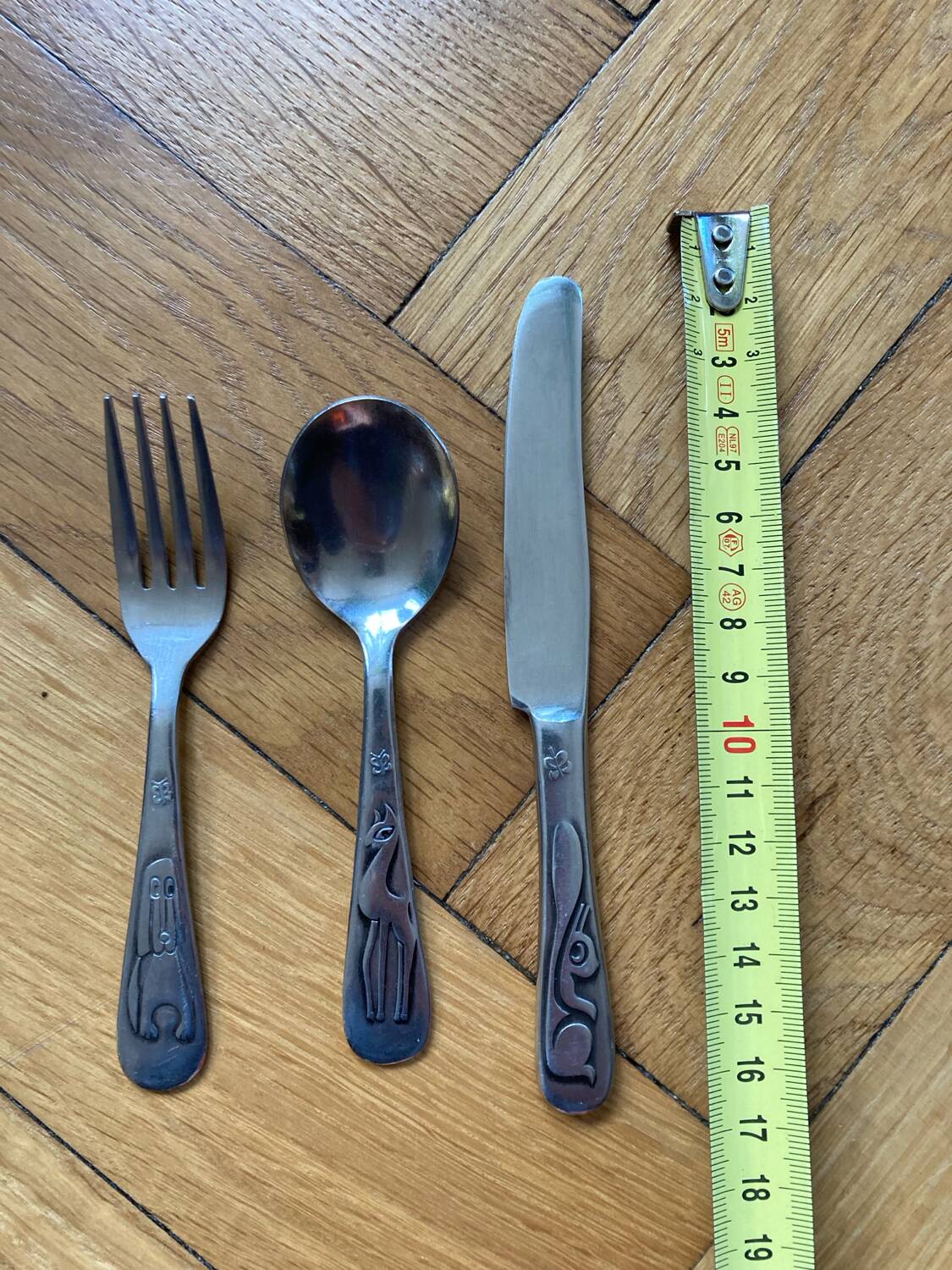 Old children's cutlery