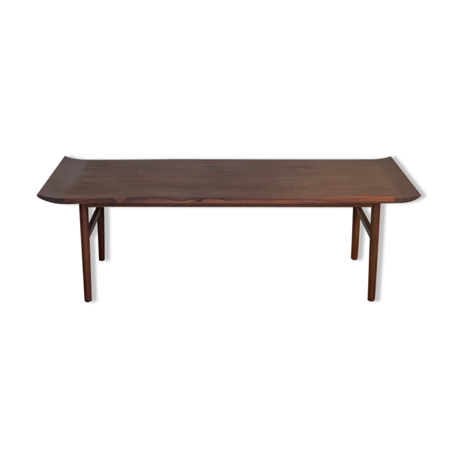 Large Palisander Coffee Table by Kurt Ostervig, Denmark 1960s