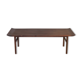 Grande table basse Palisander par Kurt Ostervig, Danemark années 1960