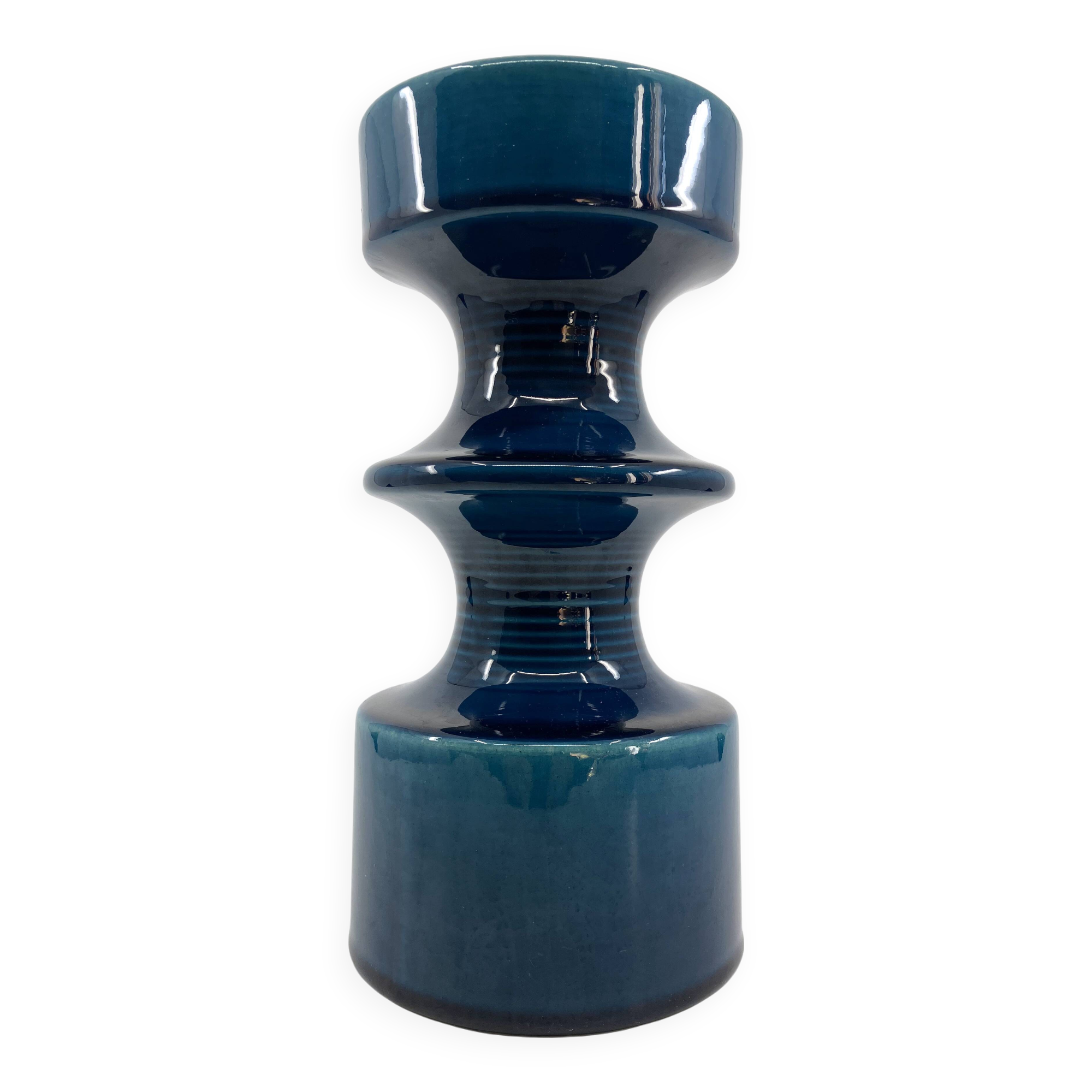 Large Steuler ceramic candle holder • Design Cari Zalloni • Circa 60-70