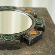 Atelier Berlemont Ceramic Wall Mirror 1960s