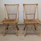 Pair of vintage rattan chairs – 1960s-1970s