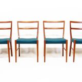 Four 1960s Danish Dining Chairs by Johannes Andersen for Bernhard Pedersen