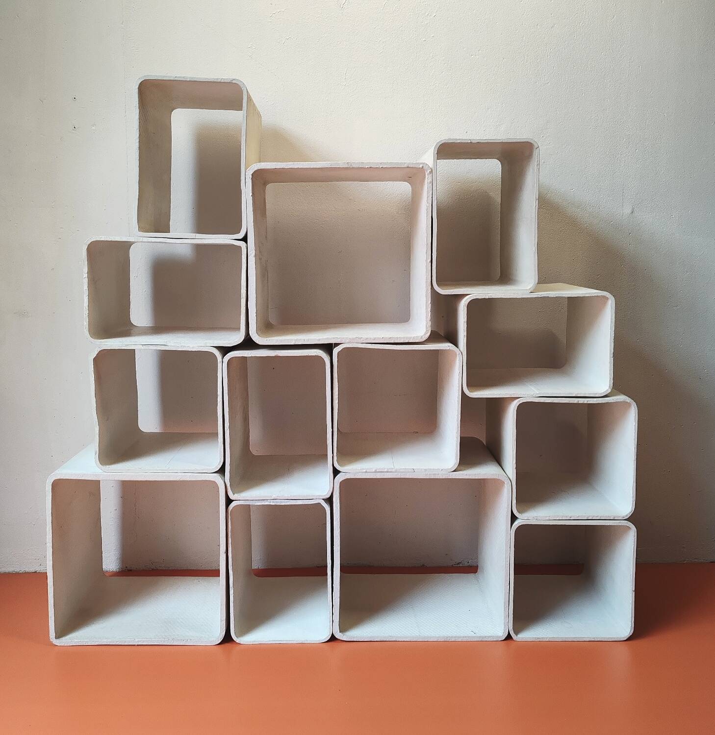 Willy Guhl modular shelving unit design attributed to G.Ifert60s 70s