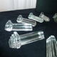 Set of 12 antique glass knife holders art deco style