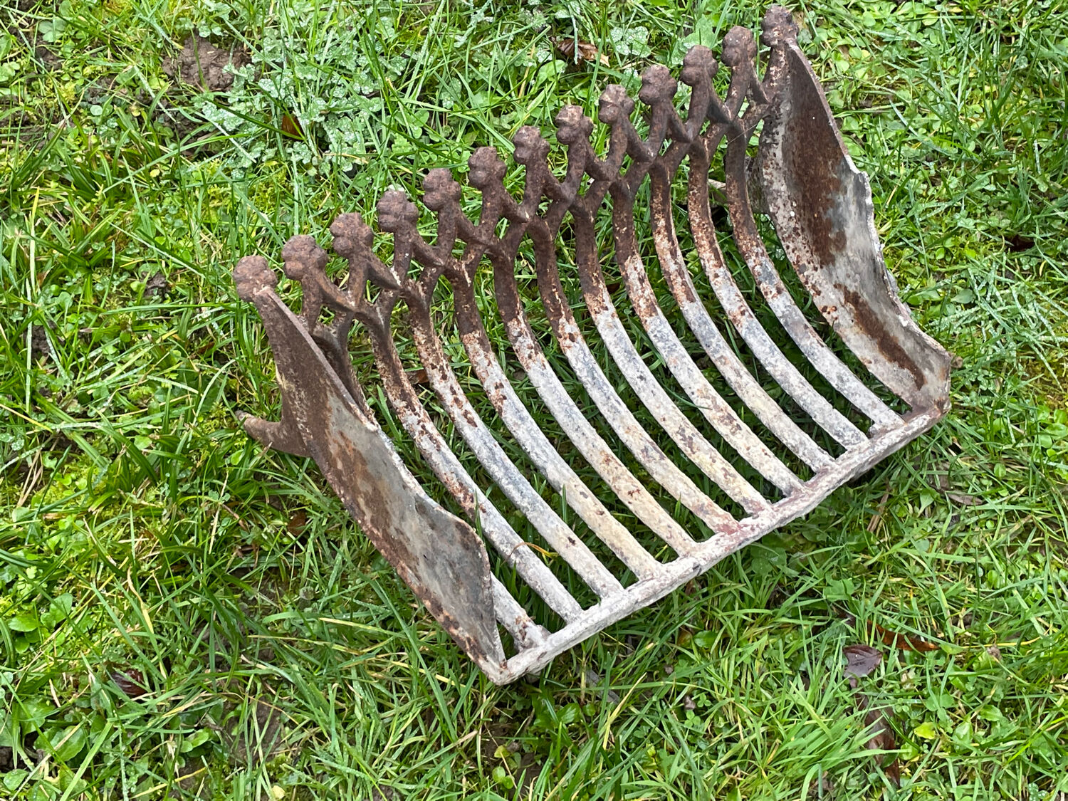 Cast iron fireplace brazier