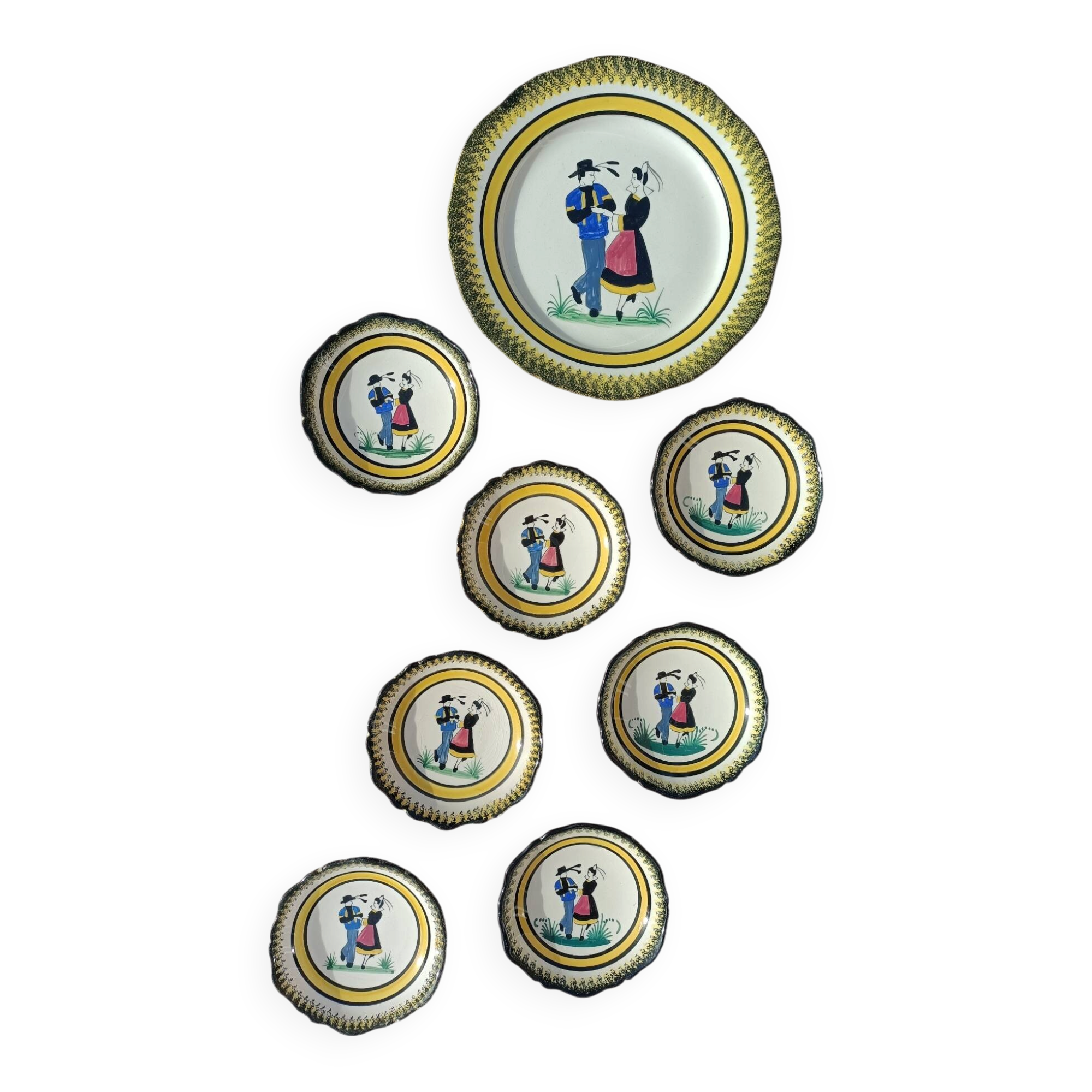 Henriot Quimper bowls