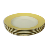 Lot de 5 assiettes creuse moulin des loups