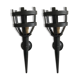 Paire d'appliques torches esprit médiéval