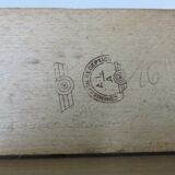 “stella” wall coat rack in solid beech from the 70s