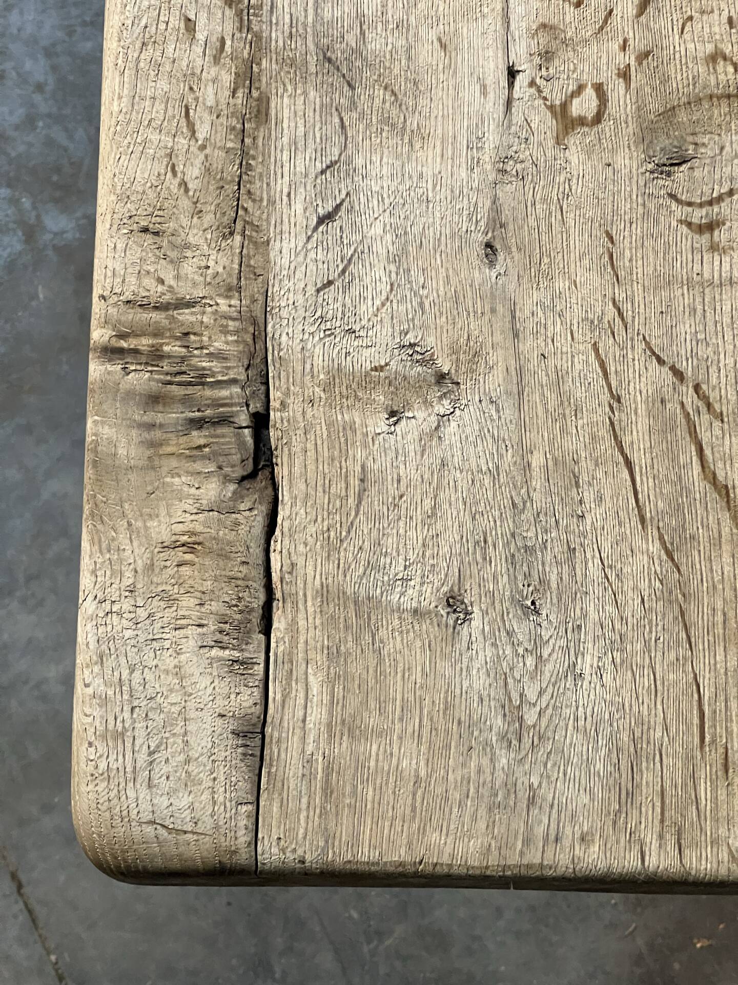 Rustic farmhouse table